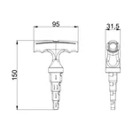 Калібратор Thermo Alliance d16-32 STD-405 сталевий для металопластикових труб (STD-405)