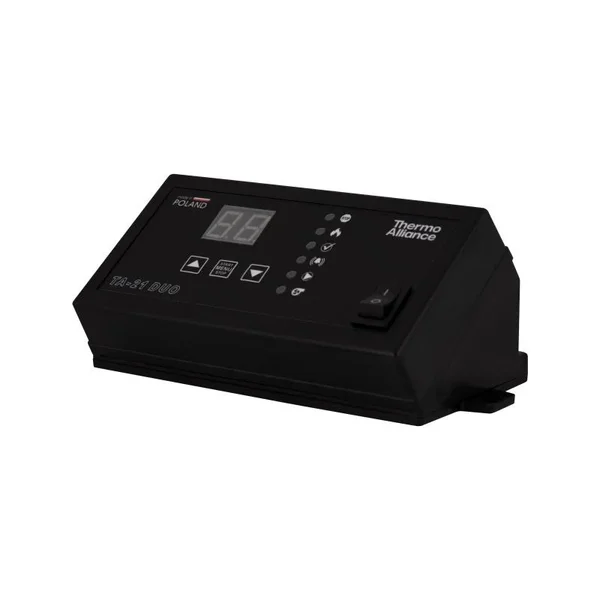 Контроллер для котла Thermo Alliance TA21 DUO с управлением двумя вентиляторами и насосом ЦО (ТA-21DUO)