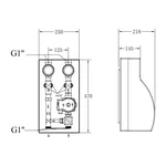 Насосная группа Forte Quick System с трехходовым клапаном без сервомотора 1