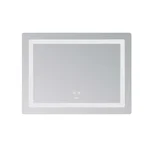 Зеркало Lidz Kubis (KU2) 800х600 с LED-подсветкой Touch, с антизапотеванием, с диммером, рег. яркости LD78LF904708048446