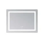 Зеркало Lidz Kubis (KU2) 800х600 с LED-подсветкой Touch, с антизапотеванием, с диммером, рег. яркости LD78LF904708048446