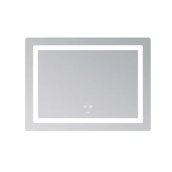 Зеркало Lidz Kubis (KU2) 800х600 с LED-подсветкой Touch, с антизапотеванием, с диммером, рег. яркости LD78LF904708048446