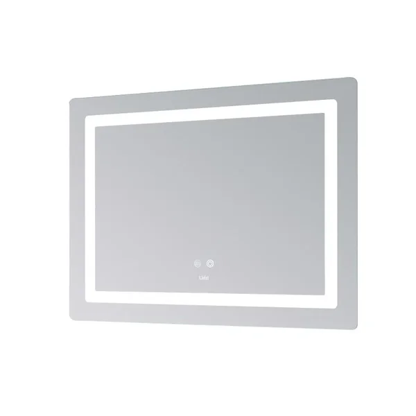 Зеркало Lidz Kubis (KU2) 800х600 с LED-подсветкой Touch, с антизапотеванием, с диммером, рег. яркости LD78LF904708048446