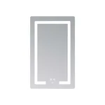Зеркало Lidz Kubis 500×800 мм с сенсорной LED-подсветкой, антизапотеванием и диммером (LD78LF936508048448)