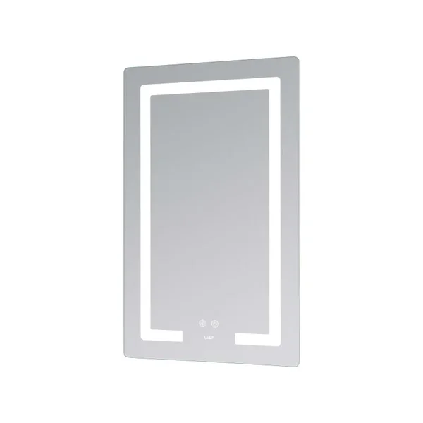 Зеркало Lidz Kubis 500×800 мм с сенсорной LED-подсветкой, антизапотеванием и диммером (LD78LF936508048448)