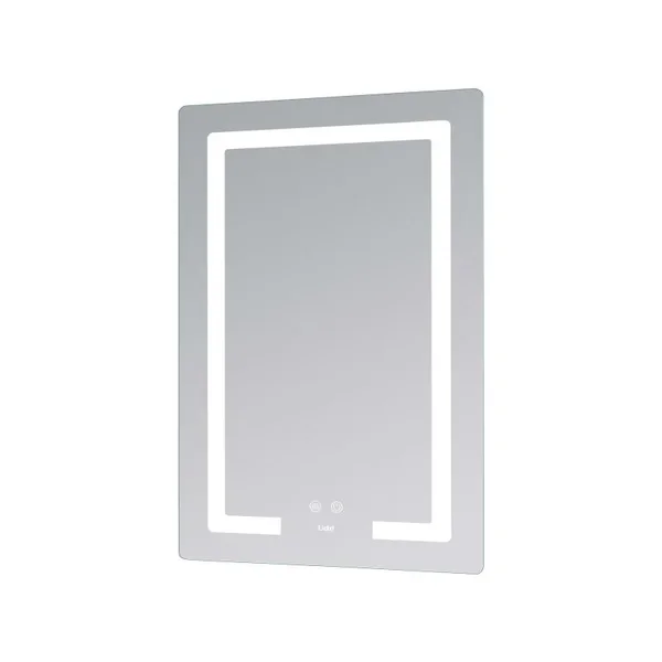Зеркало Lidz Kubis 600×800 мм с LED-подсветкой, антизапотеванием и сенсорным диммером (LD78LF937608048449)