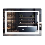 Зеркало Lidz Kubis 1000×800 мм с сенсорной LED-подсветкой, функцией антизапотевания и диммером (LD78LF6141008048450)