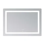 Зеркало Lidz Kubis 1000×800 мм с сенсорной LED-подсветкой, функцией антизапотевания и диммером (LD78LF6141008048450)