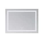Зеркало Lidz Kubis (KU1) 900х700 с LED-подсветкой Touch, с антизапотеванием, с диммером, рег. яркости LD78LF904907048451