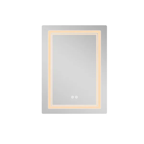 Дзеркало Qtap Cardinal (CA2) 600х800 з LED-підсвічуванням Touch, з антизапотіванням, з димером, рег. темп. кольору (3000-6500K) QT0478C608048453