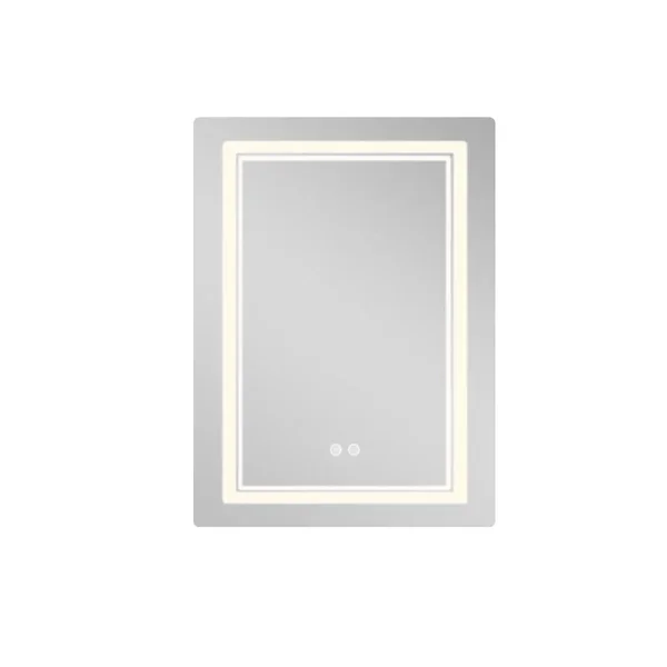 Дзеркало Qtap Cardinal (CA2) 600х800 з LED-підсвічуванням Touch, з антизапотіванням, з димером, рег. темп. кольору (3000-6500K) QT0478C608048453