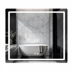 Зеркало Qtap Mideya (MI2) 800х700 с LED-подсветкой Touch, с антизапотеванием, с диммером, рег. яркости QT2078NCF807048476