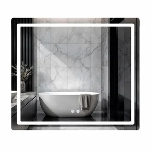 Дзеркало Qtap Mideya (MI2)  800х700 з LED-підсвічуванням Touch, з антизапотіванням, з димером, рег. яскравості QT2078NCF807048476