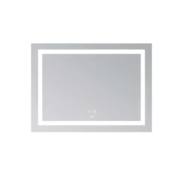 Зеркало Lidz Kubis (KU1) 700х500 с LED-подсветкой Touch, с антизапотеванием, с диммером, рег. яркости LD78LF90448485