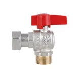 Кран шаровый Thermo Alliance Standart PN40 латунный угловой 3/4