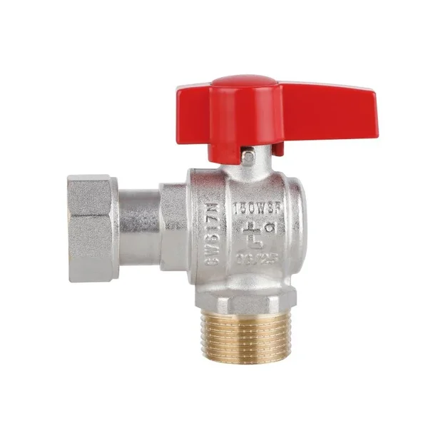Кран шаровый Thermo Alliance Standart PN40 латунный угловой 3/4