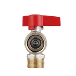 Кран шаровый Thermo Alliance Standart PN40 латунный угловой 3/4