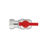 Кран шаровый Thermo Alliance Standart PN40 латунный угловой 3/4