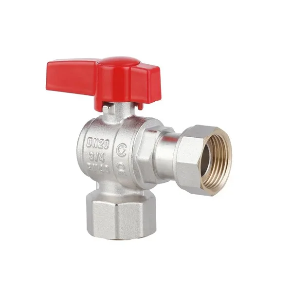 Кран шаровый Thermo Alliance Standart PN40 латунный угловой 3/4