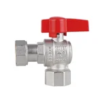Кран шаровый Thermo Alliance Standart PN40 латунный угловой 3/4
