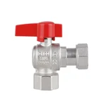 Кран шаровый Thermo Alliance Standart PN40 латунный угловой 3/4