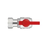 Кран шаровый Thermo Alliance Standart PN40 латунный угловой 3/4