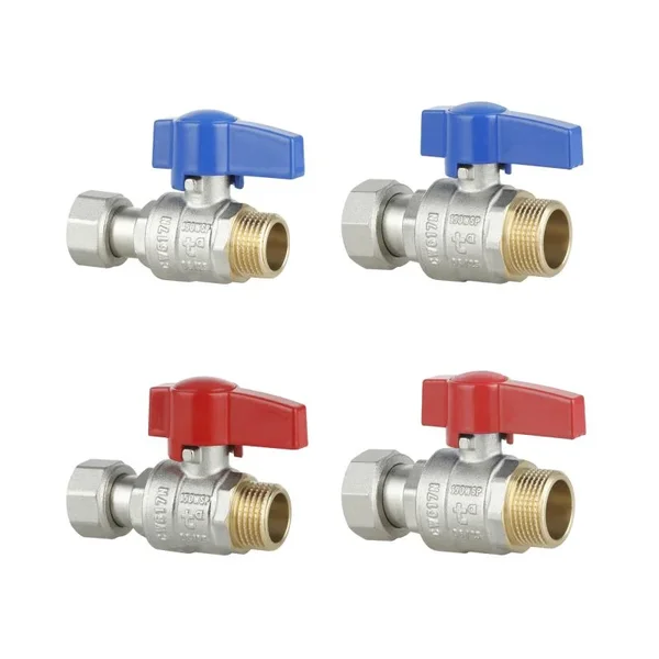 Комплект прямых кранов Thermo Alliance 1/2ВН-3/4ВН Standart 1/2