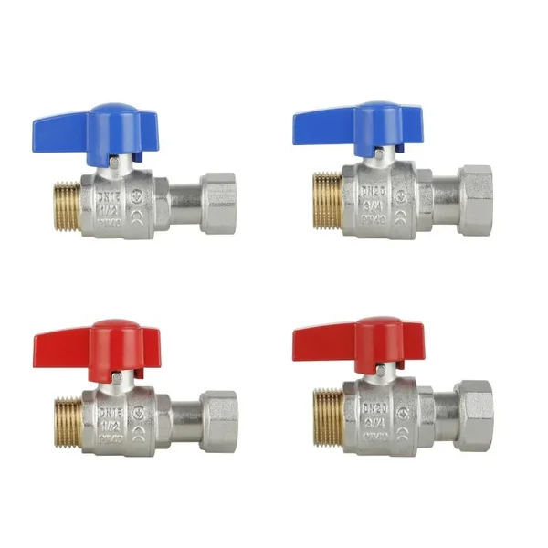 Комплект прямых кранов Thermo Alliance 1/2ВН-3/4ВН Standart 1/2
