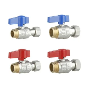 Комплект прямых кранов Thermo Alliance 1/2ВН-3/4ВН Standart 1/2