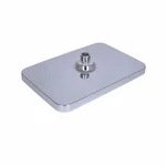 Стельова лійка для верхнього душу Lidz Orion LDORI48582 хромована з ABS-пластику (LDORI48582)