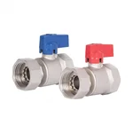Комплект шаровых кранов Thermo Alliance Standart TAS262RBW25 латунный прямой 1
