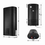 Водонагрівач Thermo Alliance DT80V20G/2В чорний, плоский вертикальний на 80 л з мокрим ТЕНом 2 кВт (DT80V20GPD/2В)
