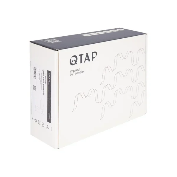 Змішувач для раковини Qtap Nando 270 латунний хромований низький (QTNAN270CRM48649)