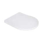 Сиденье для унитаза Qtap Robin / Scorpio QTSC179W48675 дюропластовое белое Slim с микролифтом и быстрым снятием (QTSC179W48675)