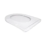 Сиденье для унитаза Qtap Robin / Scorpio QTSC179W48675 дюропластовое белое Slim с микролифтом и быстрым снятием (QTSC179W48675)
