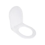 Сиденье для унитаза Qtap Robin / Scorpio QTSC179W48675 дюропластовое белое Slim с микролифтом и быстрым снятием (QTSC179W48675)