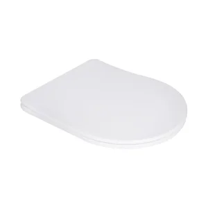 Сиденье для унитаза Qtap Robin / Scorpio QTSC179W48675 дюропластовое белое Slim с микролифтом и быстрым снятием (QTSC179W48675)