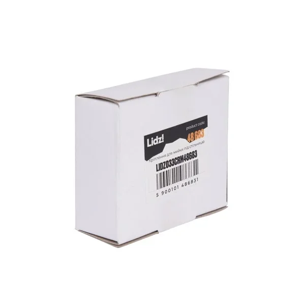 Комплект кріплень Lidz LIDZ033CRM48683 сталевий хромований для мийки під стільницю (LIDZ033CRM48683)