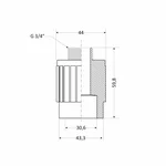 Муфта Thermo Alliance PPR 32х3/4