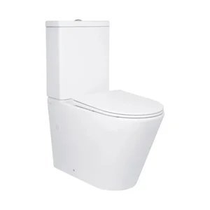 Унитаз-компакт Qtap Swan Eco Ultra Quiet белый безободковый с сиденьем Soft-close (QTSWA27W48748)