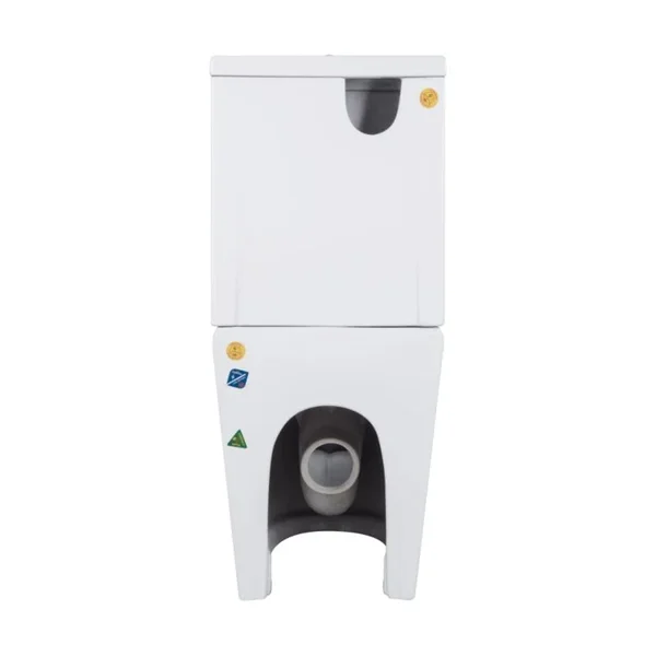 Унитаз-компакт Qtap Swan Eco Ultra Quiet белый безободковый с сиденьем Soft-close (QTSWA27W48748)