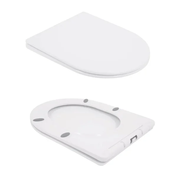 Унитаз-компакт Qtap Swan Eco Ultra Quiet белый безободковый с сиденьем Soft-close (QTSWA27W48748)