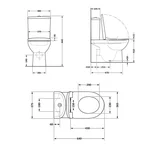 Унитаз напольный Qtap Jay Eco Ultra Quiet с сидением Soft-close 640x360x835 мм QTJAY27W48749 White