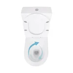 Унитаз напольный Qtap Jay Eco Ultra Quiet с сидением Soft-close 640x360x835 мм QTJAY27W48749 White