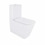 Унитаз напольный Qtap Crow Eco безободковый с сиденьем Soft-close QTCRO27W48750