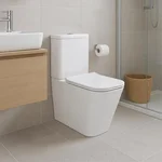 Унитаз напольный Qtap Crow Eco безободковый с сиденьем Soft-close QTCRO27W48750
