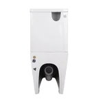 Унитаз напольный Qtap Crow Eco безободковый с сиденьем Soft-close QTCRO27W48750
