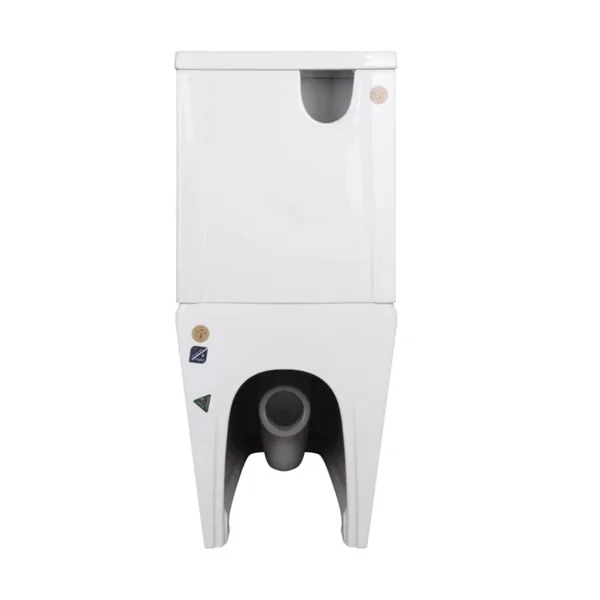 Унитаз напольный Qtap Crow Eco безободковый с сиденьем Soft-close QTCRO27W48750