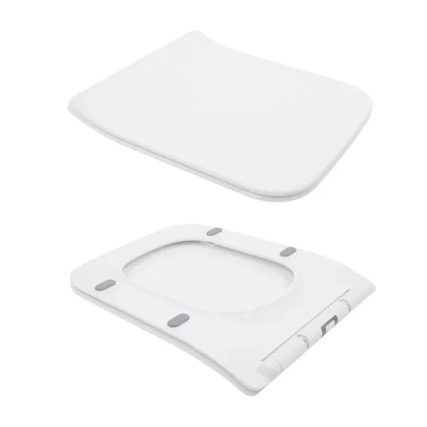 Унитаз напольный Qtap Crow Eco безободковый с сиденьем Soft-close QTCRO27W48750
