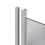 Душова кабіна Lidz SC90x90SATLOWDGR Latwa SC90×90 мм.SAT.LOW.DGR кутова 90х90 см, сатинова, з темним тонованим склом 4 мм, без піддона (LLSC9090SATLOWDGR2)